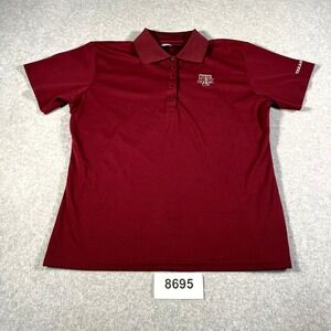 Texas A&M Aggies Polo Shirt Mens XL Maroon C.C. Creations NCAA American Football